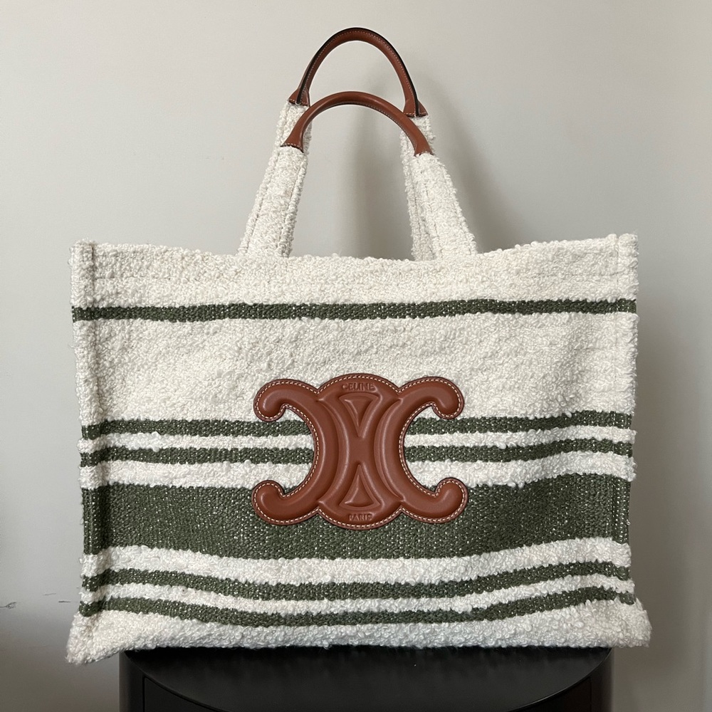 SOLD - Celine Large Thais in Khaki/Tan
